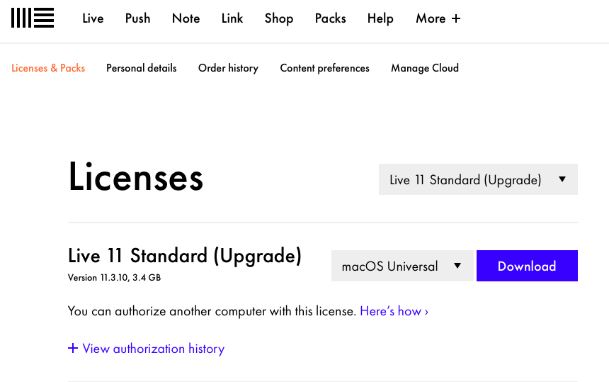 Ableton Live 11 Standard